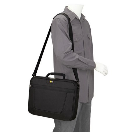 Case Logic | Fits up to size 15.6 "" | VNCI215 | Messenger - Briefcase | Black | Shoulder strap - 12